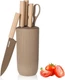 Knife Set, Wiztoynia 6-Piece Coffee Kitchen Knife Set for Home, Anti-Rust