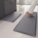 Kitchen Mats for Floor 2 Piece - anti Fatigue Mats for Kitchen Floor - Non Slip 