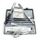Hamilton Beach Electric Knife 74250 Carve 'N Set with Case Fork TESTED Stainless