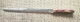 Robeson Shur Edge Frozen Heat Carving Slicing Knife 18" Blade 12.5" Wooden Handl