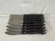 Set 8 Vintage Cutco 1759KJ Serrated Steak Knives Brown Handle