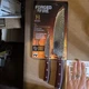 FORGED IN FIRE Stainless Steel 2 Pc Chef Knife Set 8&rdquo; & 3.5&rdquo; New