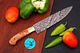 CUSTOM HANDMADE FORGED DAMASCUS STEEL CHEF KNIFE - Kitchen Knives Cutlery 1425