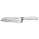 HENCKELS Forged Accent Hollow Edge Santoku Knife - White Handle