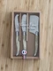 Cheese Knife Set - 3pc in Wooden Box - Laguiole France Jean Neron