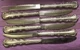 6 International Silver Sterling Angelique Serrated Blade By Case Miracl-Edge 925