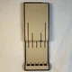 VTG Cutco Wall Mount Knife Holder Beige Brown Plastic 17" 5 Slot Knife Block