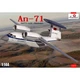 Amodel 1475 model kit Scale 1:144 Antonov An-71 "Madcap" Soviet AWACS aircraft