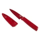 Kuhn Rikon Colori Non-Stick Straight Paring Knife with Safety Sheath, 4 inch