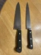 2 Hoffritz Heavy Duty 13" Butcher Knife 8" Blade Slicing Knife Germany