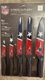 New England PATRIOTS 5 Pc. Knife Set, NFL Cutlery, Kitchen/Tailgating/Sports NEW