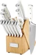 Cuisinart C77WTR-15P 15pc Knife Set Block High Carbon Steel White
