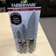 Farberware Classic 3-Piece Stamped Triple-Riveted Chef Knife Set  5075355