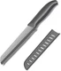 Ceramic Serrated Bread Knife Slicing Knife - 6" Sharp Blade Kitchen Knife with C