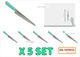 KATAOKA GREEN MCSK240G MASTER COOK 240mm 5 SET DHL EXPRESS