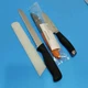 Pampered Chef 3 Knives Pairing - Serrated - & 100841 with Cover
