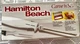 Hamilton Beach Carve N Set Electric Knife With Case And Fork #74250