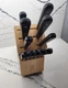 J.A. Henckels International Ever Sharp Stainless 12 Knife Set + Knife Block