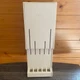 Cutco 1742 Vintage Wall Mount Knife Block 5 Slot Cream Textured Plastic USA Made