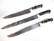 Vintage Rare x3 Lot Sabatier 2 Lions Professional Molybdenum Chef Knife Knives