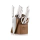 Cangshan HELENA Series German Steel Forged Knife Block Set (8-Piece, White)