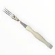 Cutco Pearl White Handle 1726 KL One Carving Fork USA Stainless Steel