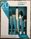 Mikasa Living Kelby 20 Pc Set Stainless Steel Flatware Cutlery Silverware New