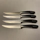 Bellemain Serrated Steak Knife Set | Solid Stainless Steel Steak Knives (4)