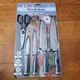 Brookstone 9 Piece Set  Cutlery Stainless Steel End Cap. 