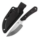 Kansept Flank Fixed Knife D2 Tool Steel Blade Black-Red G10 Handle - G006A2