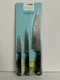 Martha Stewart Everyday 3-Piece Cutlery Set Stainless Steel Chef Utility Paring
