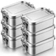 Umigy 6 Pcs Stainless Steel Bento Box 550ml Metal Lunch Box Food Storage Contain