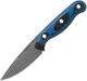 TOPS Dicer Black/Blue G10 S35VN Stainless Fixed Blade Paring Knife DCR301