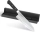 Sunhouse 7 Inch Santoku Knife - Japanese AUS-8 High Carbon Steel Professional...