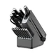 Knife Block Set 17 Piece German Stainless Steel Built in Sharpener Ninja K32017
