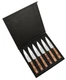 NEW IN BOX Case XX 6 PIECE WALNUT HANDLE STEAK KNIFE SET #11078 USA MADE