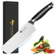 MAD SHARK Nakiri Knife 7 inch Chef Knife, Vegetable Kitchen Knife w... Fast Ship