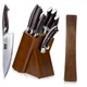 HOSHANHO 8PCS Kitchen Knives Set Block Chefs Knife Set with Magnetic Strip