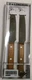 IKEA LINDRIG 2x Steak Knives, Dark Brown, 9 &frac12; ", 80578196, New In Box