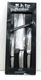 Global Cromova 18 Stainless G-21551 3-PC K itchen Knife Set. NEW