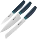 Henckels Zwilling Now S 3pc Knife Set Blue Bread Chef Paring Friodur Steel