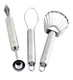 NewlineNY Stainless Steel Kitchen Tools: Fruit Helper 3 Pcs