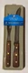 NIB Chicago Cutlery Walnut Tradition 2 Piece Carving Set 1062782