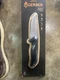 Gerber Moment Fixed Blade Knife, Full Tang, Stainless Steel. Black Sheath