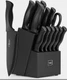 HUNTER.DUAL 15 Pcs Black knife sets - Black