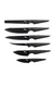 Edge Of Belgravia Galatine Essential 4-Piece Knife Set Black Stainless Steel NIB