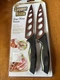 2 Pack Tekno 10" Copper Kitchen Knife Stays Sharp Forever Stainless Steel&nbsp;NEW