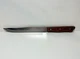 Precision Hollow Ground Fine Stainless Steel Slicing Knife 8" Blade Wood Handle