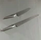 Vintage GLOBAL GS-5 5.5" Vegetable Knife + G-9 8.5" Bread Knife [c.1996]