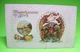 Thanksgiving Postcard Child Holding Knife M132 Chef Child Rides Turkey Antique 